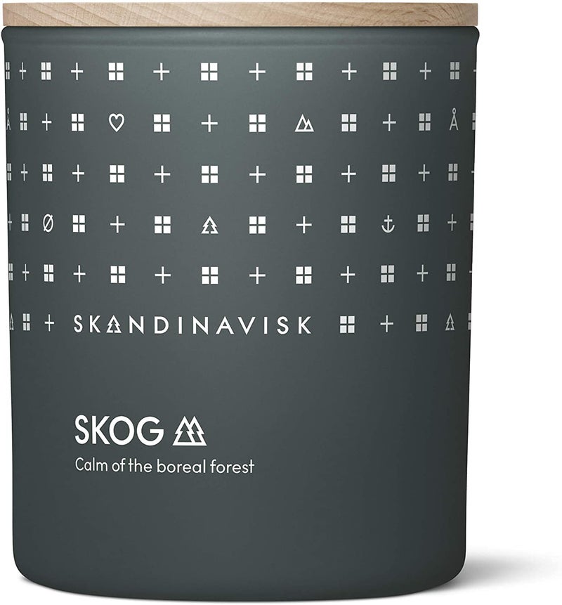 Skandinavisk Skog 'Forest' Mini Scented Candle. Fragrance Notes: Pine Needles and Fir Cones, Birch Sap and Lily of The Valley. 2.3 oz. - Image 1